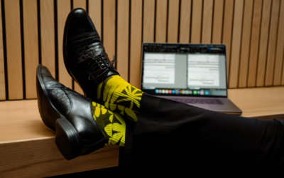 Custom socks as a business card